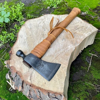 Handgemachte Axt "TOMAHAWK" von Gorillas BBQ A-24