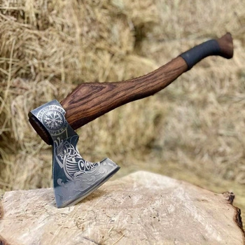 Handcrafted Viking Hatchet DRAKKAR Gorillas BBQ A-27