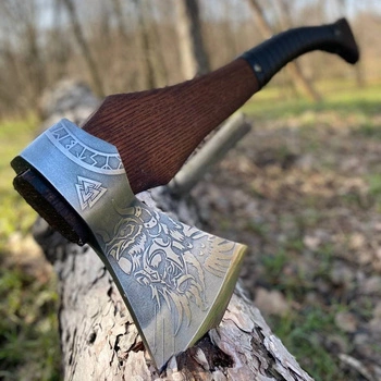 Handcrafted "KONUNG" Axe by Gorillas BBQ - A-17