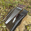 Gorillas K-17 HUNTER'S QUIVER BBQ Skewer Set in Leather Case