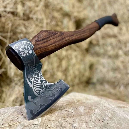 Handcrafted Viking Hatchet DRAKKAR Gorillas BBQ A-27