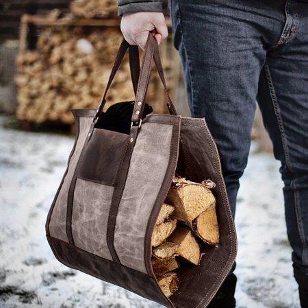 Sac en Cuir pour Transport de Bois TS-01