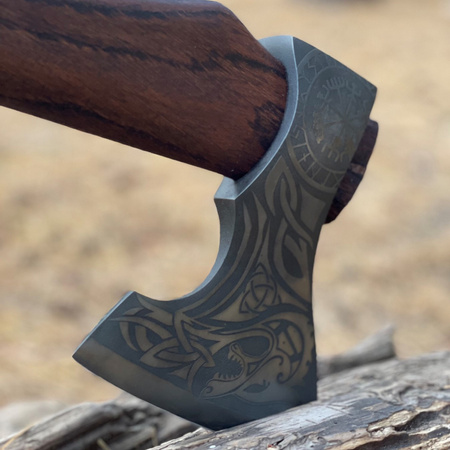 LOKI Gorillas BBQ Axe Handmade A-26