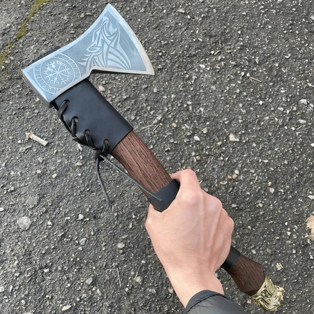 Gorillas BBQ A-33 FENRIR Hatchet: The Ultimate Survival Tool for Nature's Challenges