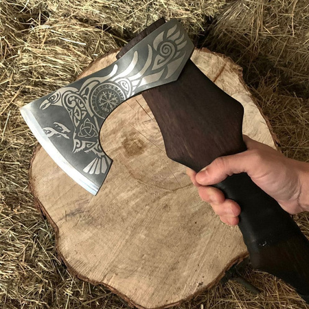 Gorillas BBQ A-9 Odin's Raven Handcrafted Hatchet