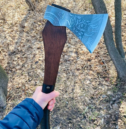 Handcrafted "KONUNG" Axe by Gorillas BBQ - A-17