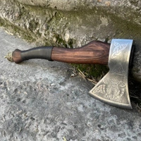 Handcrafted BBQ Hatchet RAGNAR by Gorillas - Scandinavian Cast Hatchet A-34