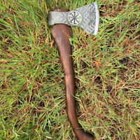 Gorillas BBQ Wheel Axe - Handmade A-12