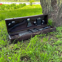 PANTERA Set de barbecue pour gorilles dans une boîte en bois NK-12P