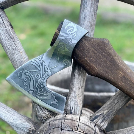 Handcrafted "FLOKI" Axe by Gorillas BBQ A-8