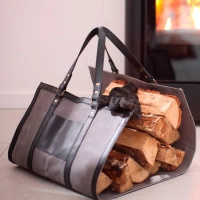 Leather Firewood Carrier Bag TS-01