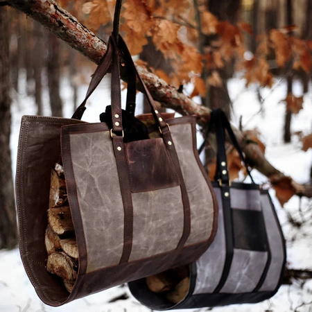 Sac en Cuir pour Transport de Bois TS-01